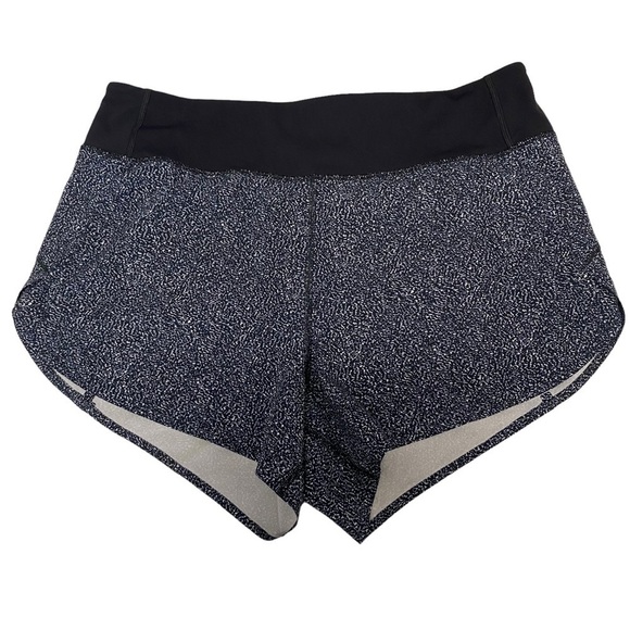 Athleta Women's Run with It 3” Shorts Black & White Marled Pattern Size Medium - Picture 9 of 10